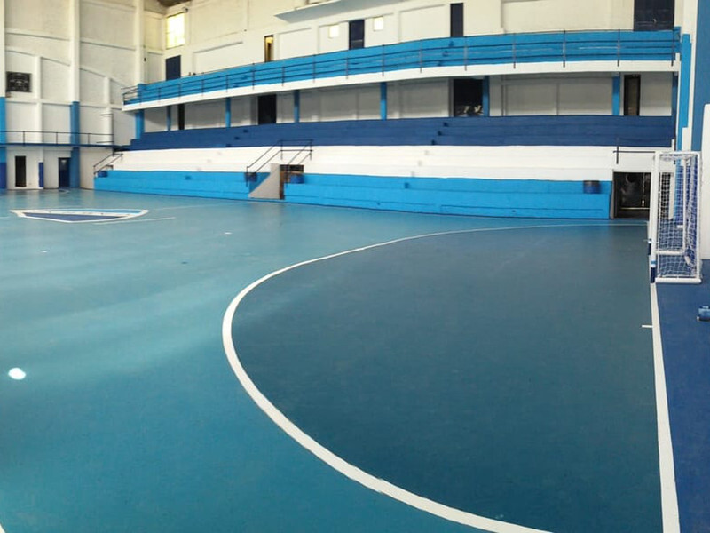 La cancha de Banco Nación será la única en Rosario marcada sólo con las líneas de futsal.