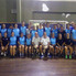 Sciancalépore y Zechillo junto a todos los árbitros y Carlos Benítez, el Coordinador del Futsal.