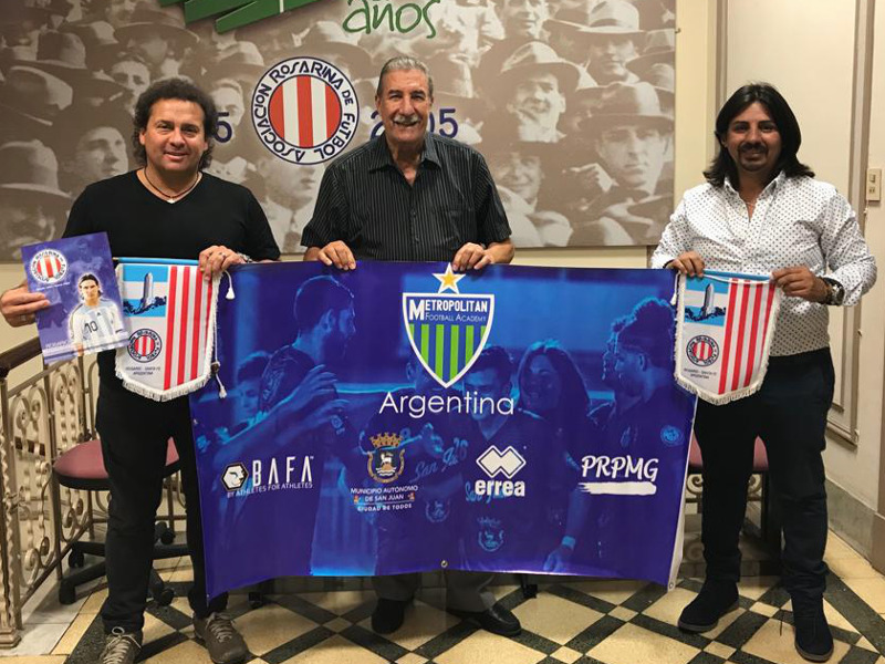 Giammaría con Silvetti (derecha) y Alejandro Rubinich (izquierda), ambos parte del proyecto.