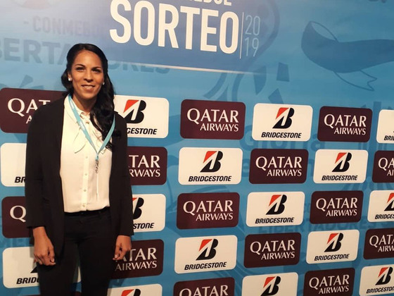La rosarina Vanina Correa ya es todo una embajadora del f&uacute;tbol femenino argentino.