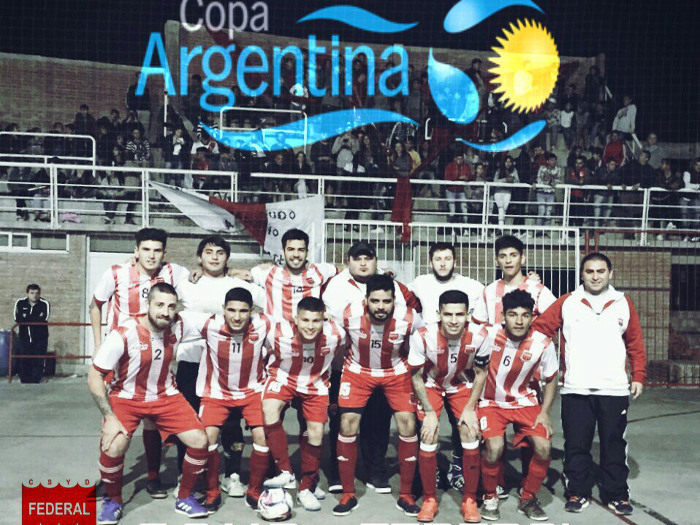 El único equipo de nuestra ciudad y el interior que sigue en la Copa Argentina. Foto: Federal Futsal en Twitter.