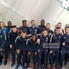 La Selección francesa de Futsal, apenas arribada a nuestro país. Foto: Pasión Futsal.
