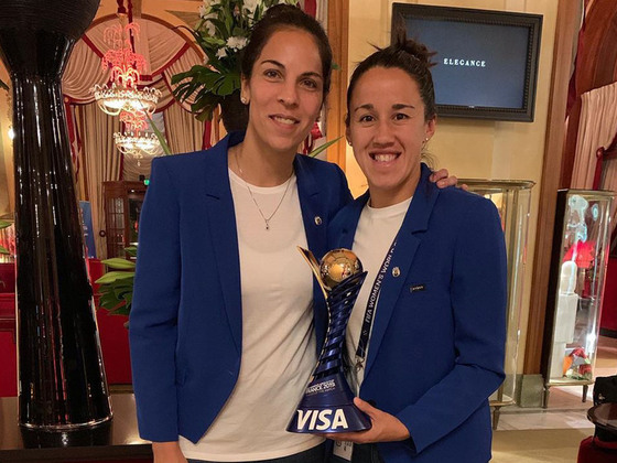 Las rosarinas felices con lo hecho en la Copa del Mundo. Tuvieron una actuación histórica.