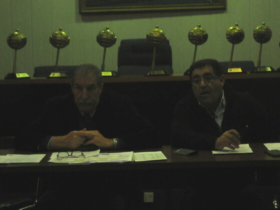 Mario Giammaría junto a Carlos Benítez, los máximos responsables de la organización local.