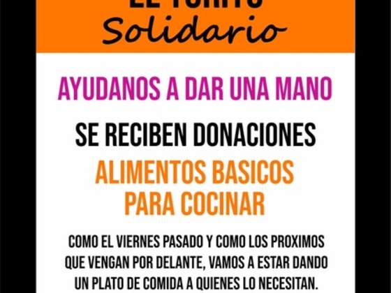 También, El Torito recibirá donaciones previa coordinación al número de whatsapp informado
