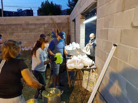 En Alianza también se organizaron para dar respuesta a las familias del barrio.