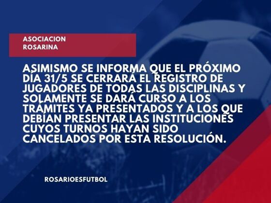 Sobre el registro de jugadores y trámites en general