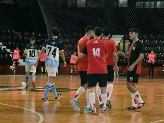 Newells vs Banco. Fotograf&iacute;a gentileza de @FutsalNewells