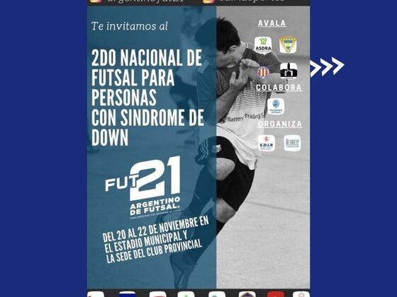 Imagen de Un nuevo paso hacia la inclusi&oacute;n: se viene el Torneo Nacional de Futsal para personas con S&iacute;ndrome de Down