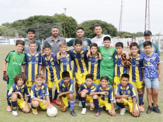El equipo de Rosario Central A, finalista del torneo Ilusiones 2021.