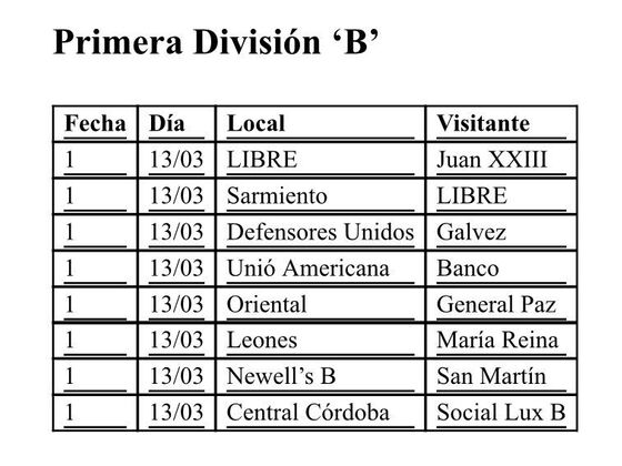 Primera División B