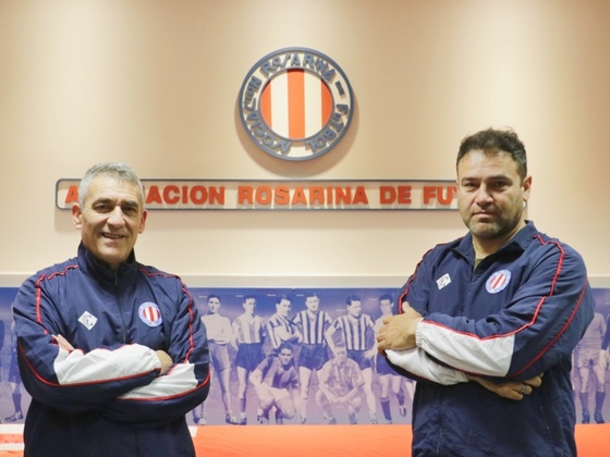 Horacio Ramallo y Rolando Paccor en di&aacute;logo con Rosario F&uacute;tbol.