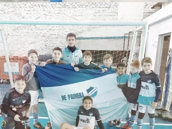 Plantel campeón de la 7ma de Banco Nación. Fotografía @banconacionfutsal (Instagram)