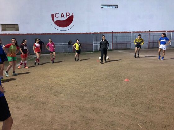 El plantel de la Selección Rosarina sub-15 que se prepara para los Juegos Deportivos.