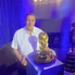Mario Giammaría, presidente de la ARF, junto a la Copa del Mundo recientemente obtenida por la Selección Nacional.