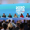 En Ezeiza se lanzó oficialmente la candidatura para el Mundial 2030.