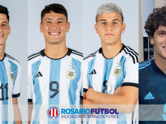 Los cuatro futbolistas que se formaron en las canchas de Rosarina y estar&aacute;n en el Mundial Sub-20.