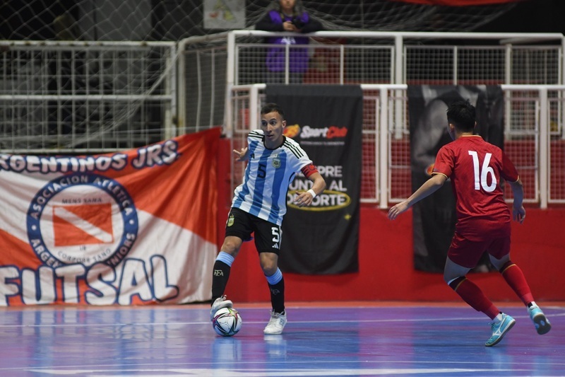 Argentina y Vietnam se enfrentaron este sábado en Buenos Aires. Fotografía gentileza AFA.