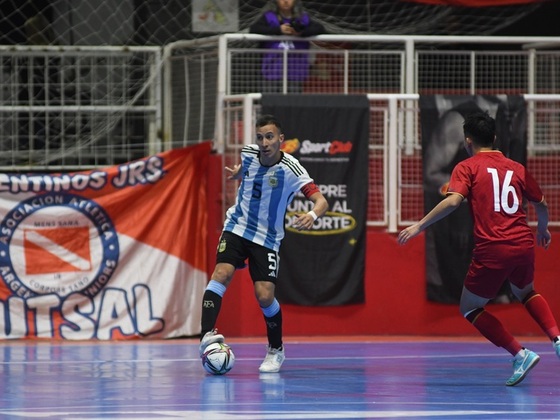 Argentina y Vietnam se enfrentaron este s&aacute;bado en Buenos Aires. Fotograf&iacute;a gentileza AFA.