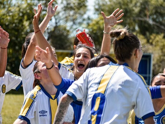 La alegr&iacute;a fue Canalla. Gentileza F&uacute;tbol Femenino | CARC.