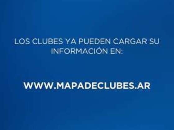 Ingres&aacute; a www.mapadeclubes.ar para cargar los datos de tu club.