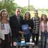 Silvina y Mario Giammaría junto Cintia Pinillos, Javier Gañan y Celina Barón en la presentación.