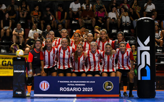 El plantel que representó a la Asociación Rosarina en el Nacional.